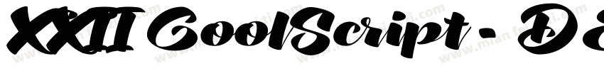 XXII CoolScript - DE字体转换